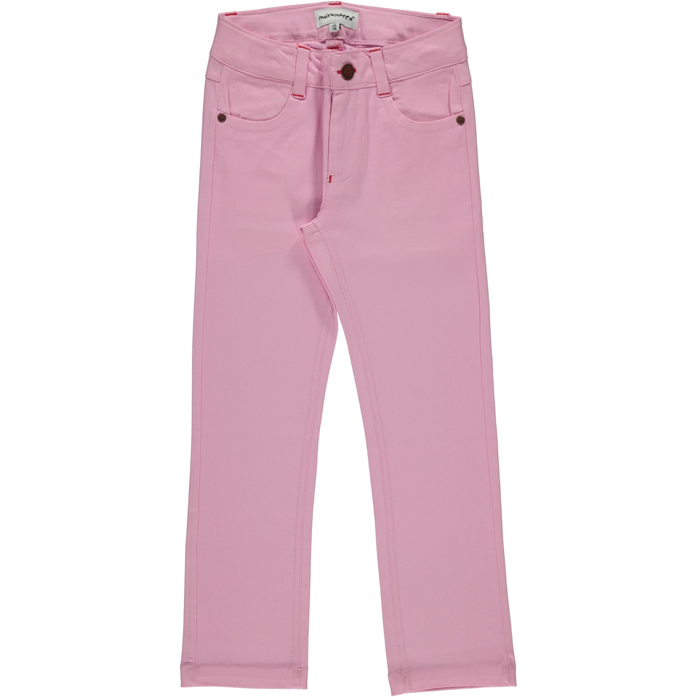 Maxomorra Light Pink Twill Pants – Gwisk Lowen