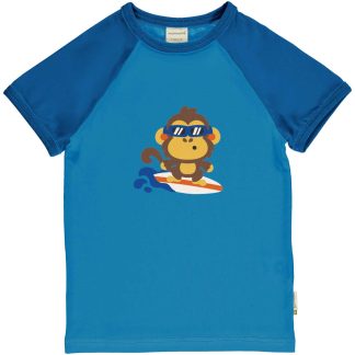 Maxomorra Monkey Print Raglan T-Shirt